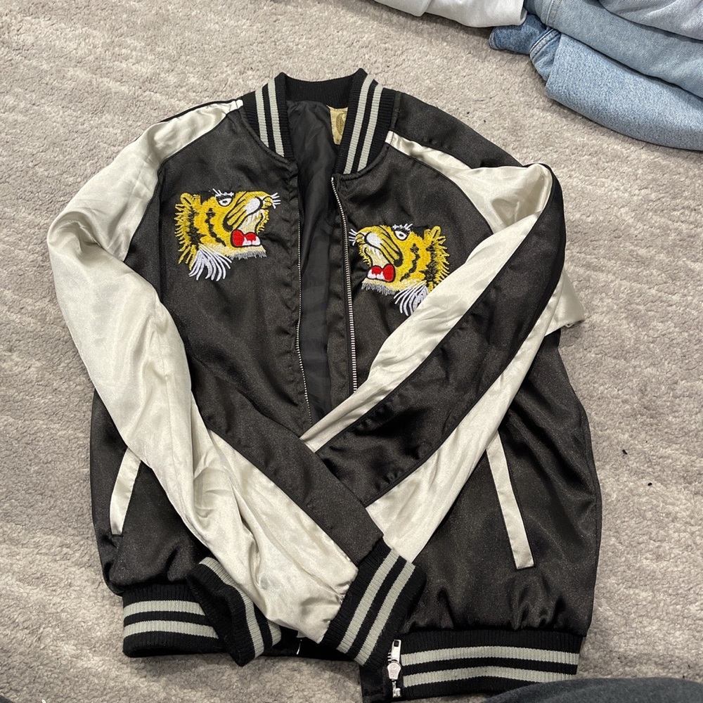 One of a kind satin bomber from Tokyo, Japan